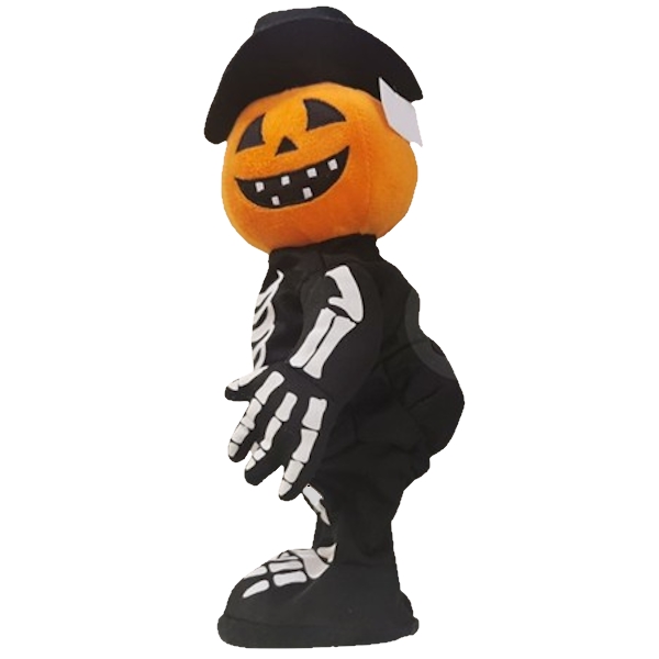 Halloween figur 35 cm med lyd, lys og bevegelse, gresskar