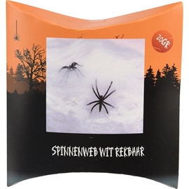 Halloween spindelvev med 2 edderkopper 20 g