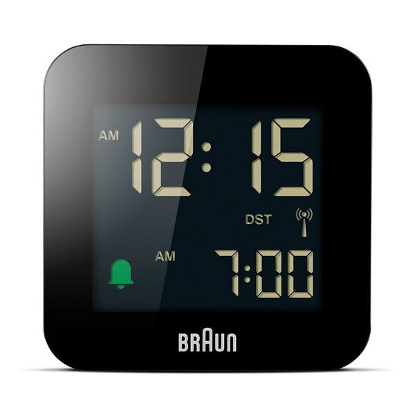 Braun Radio Vekkerklokke Svart