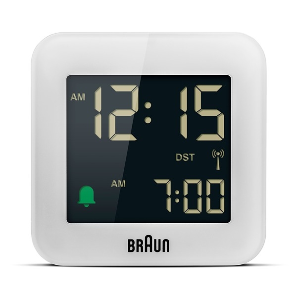 Braun Radio Vekkerklokke Hvit