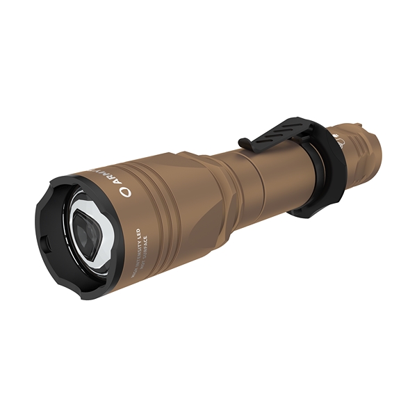 Armytek Dobermann Pro Tactical lommelykt, varmt lys, 1400 lm, sandfarget