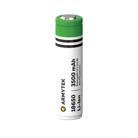 Armytek 18650 Li-Ion 3500mAh oppladbart batteri